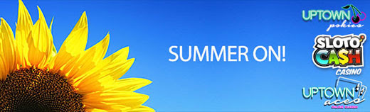 Summer Bonuses and Free Chip at Slotocash, Uptown Aces, Uptown Pokies Casinos