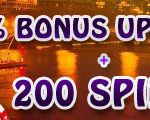 100% Bonus up to €600 plus 200 Spins on RTG Nova 7s Slot