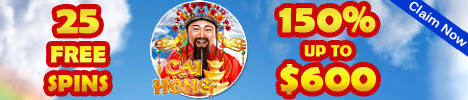 25 Free Spins for Cai Hong, plus more at Grande Vegas Casino